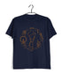 2 clock design TV Series Casual Graphic Printed T-Shirt for Men